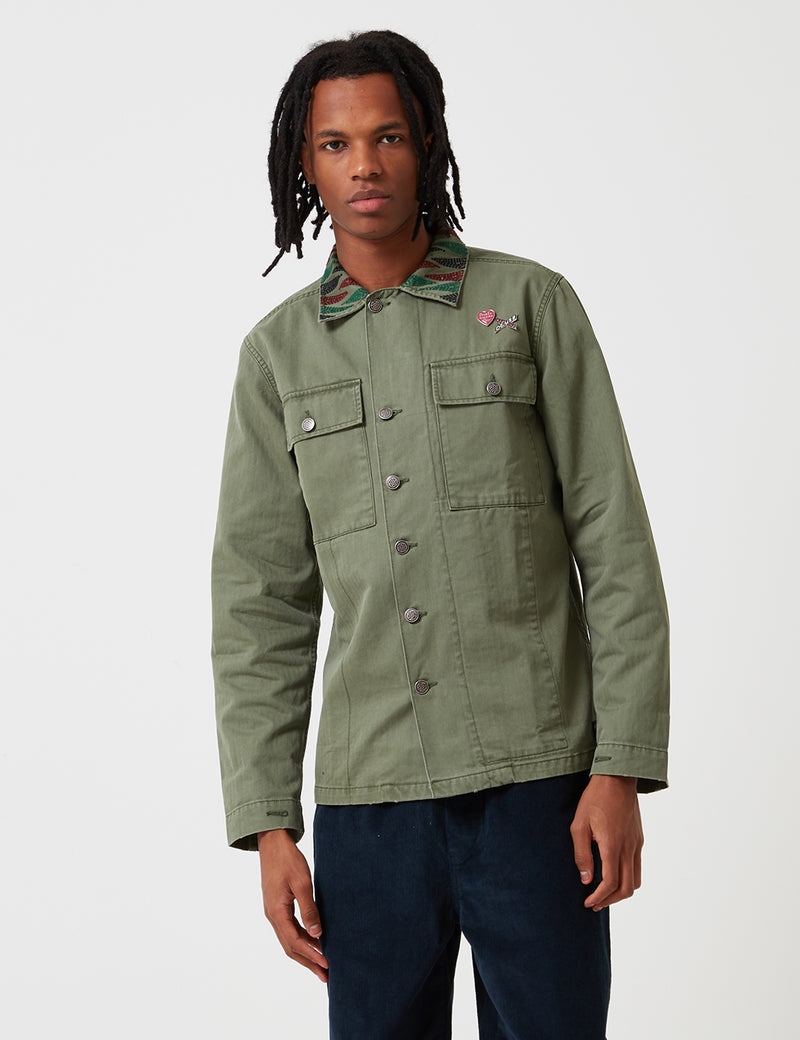 Deus Ex Machina Devers RattleOvershirt-クローバーグリーン