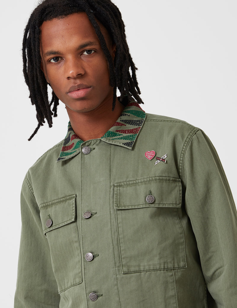 Deus Ex Machina Devers RattleOvershirt-クローバーグリーン