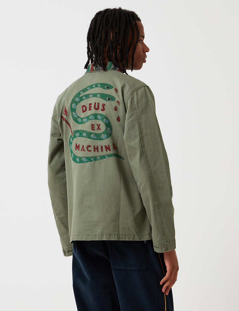 Deus Ex Machina Devers RattleOvershirt-クローバーグリーン