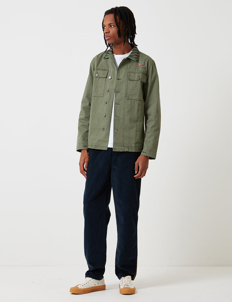 Deus Ex Machina Devers RattleOvershirt-クローバーグリーン