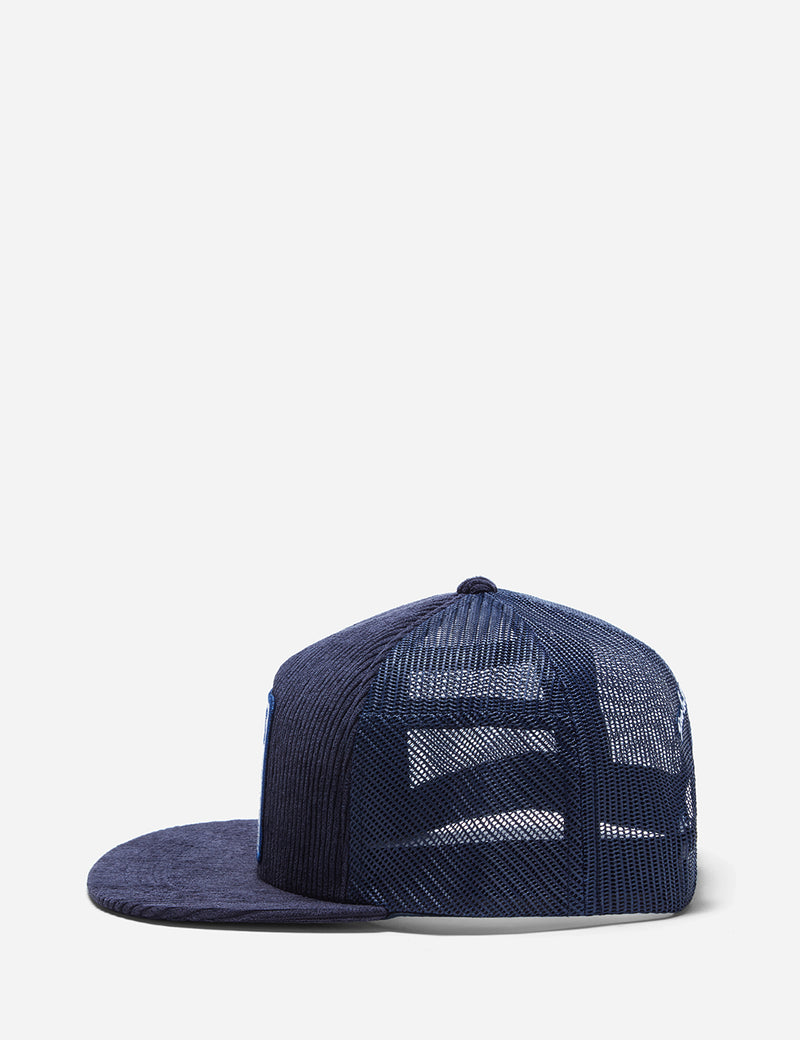 Deus Ex Machina Shop Trucker Cap - Navy Blue