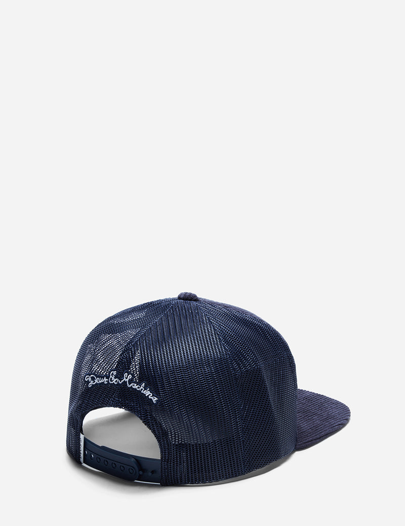 Deus Ex Machina Shop Trucker Cap - Navy Blue