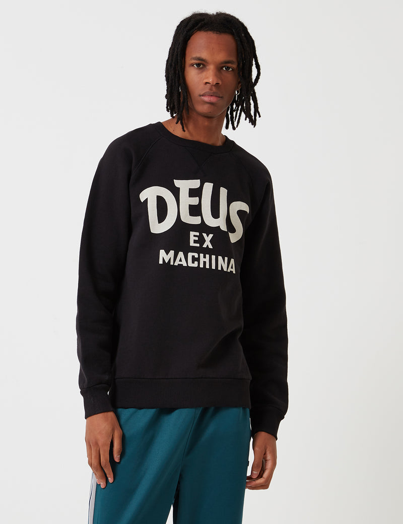Deus Ex Machina CurvySweatshirt-ブラック