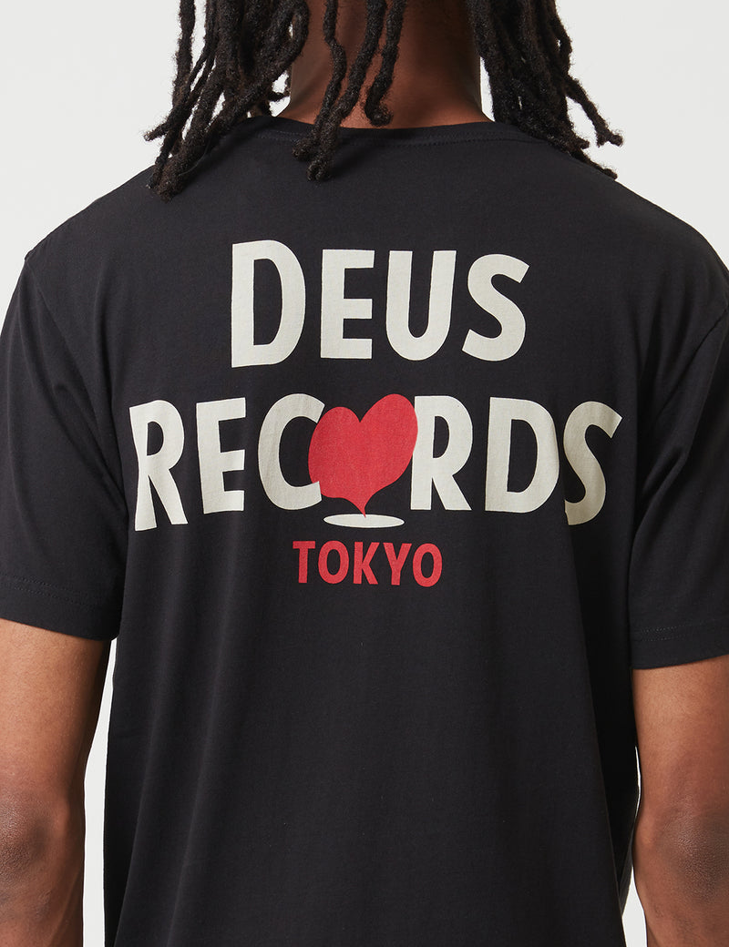 T-Shirt Deus Ex Machina Roving - Noir