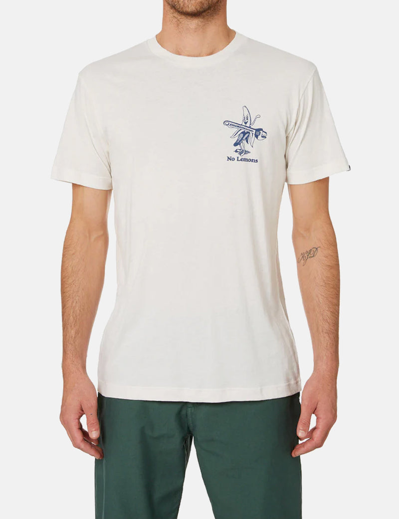 Deus Ex Machina Limonade T-Shirt - Vintage Weiß