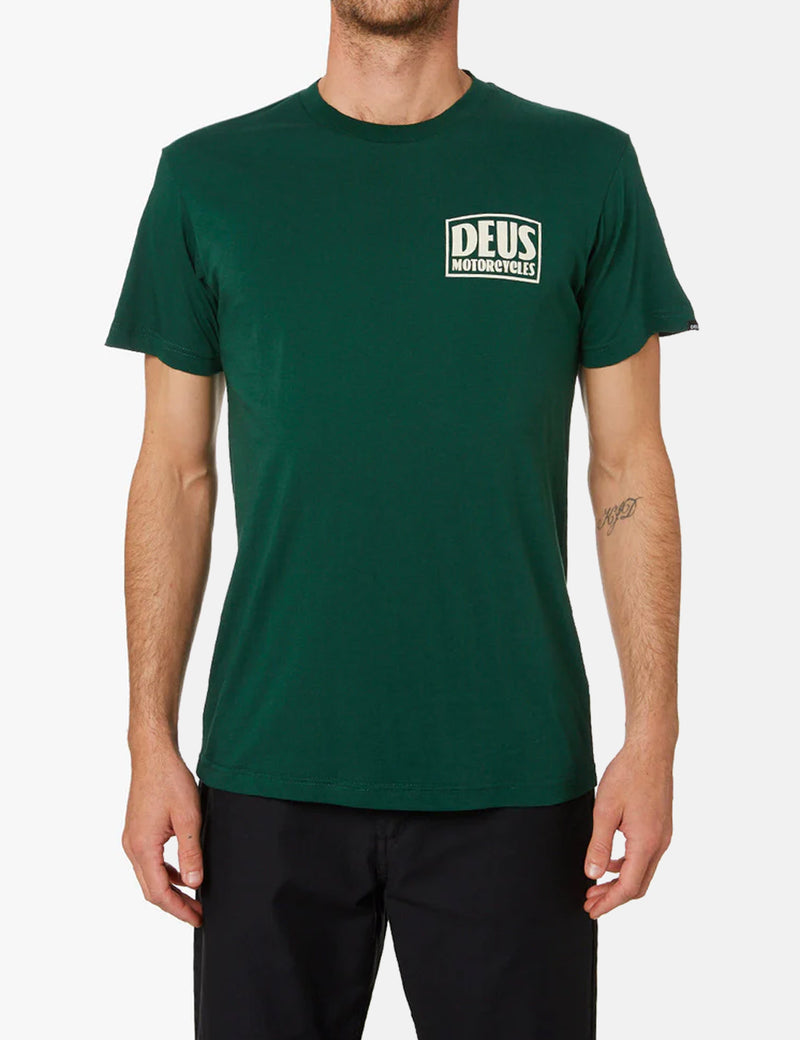 T-Shirt Deus Ex Machina Crimson - Vert Chasseur