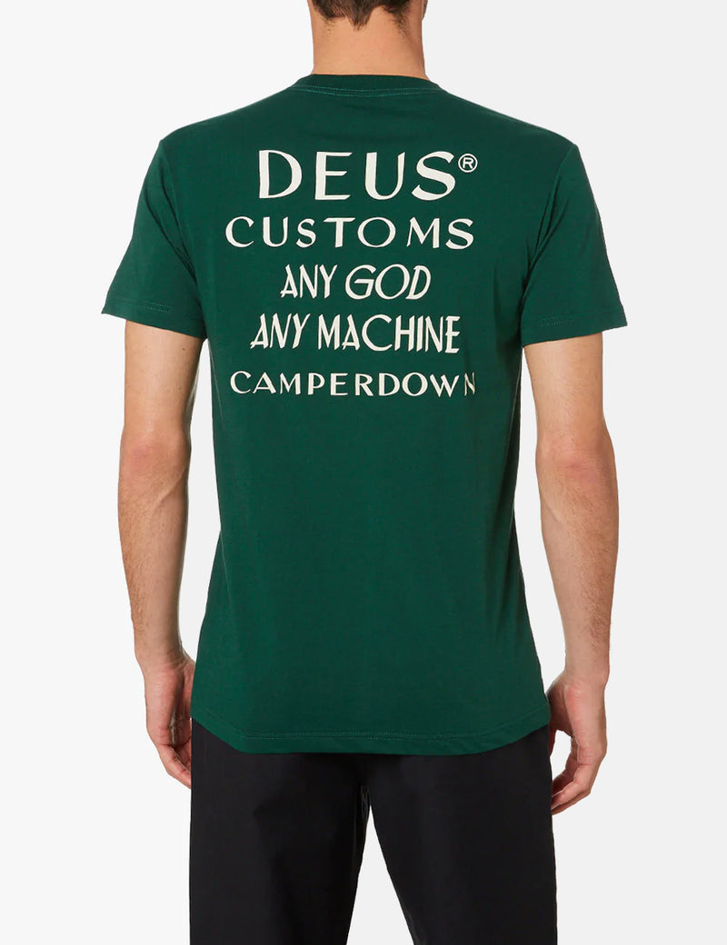 T-Shirt Deus Ex Machina Crimson - Vert Chasseur