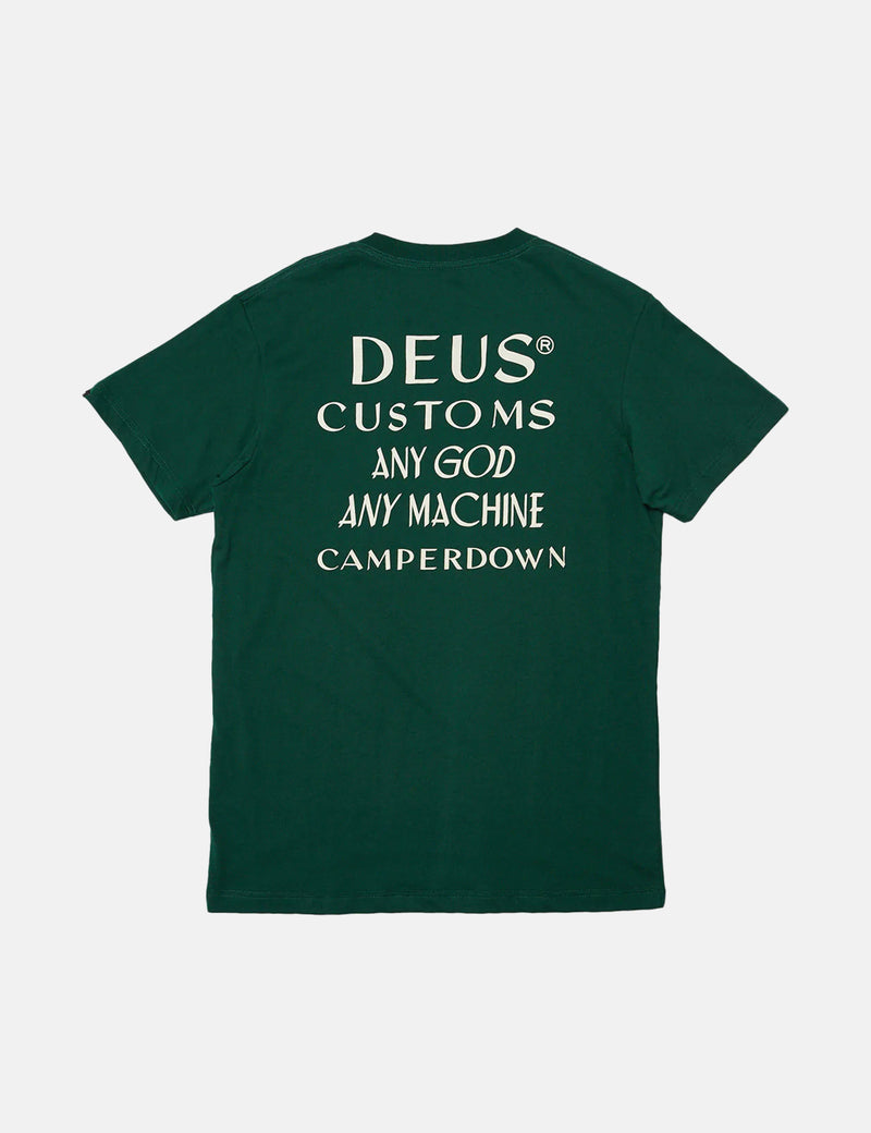 Deus Ex Machina Crimson Tシャツ - Hunter Green
