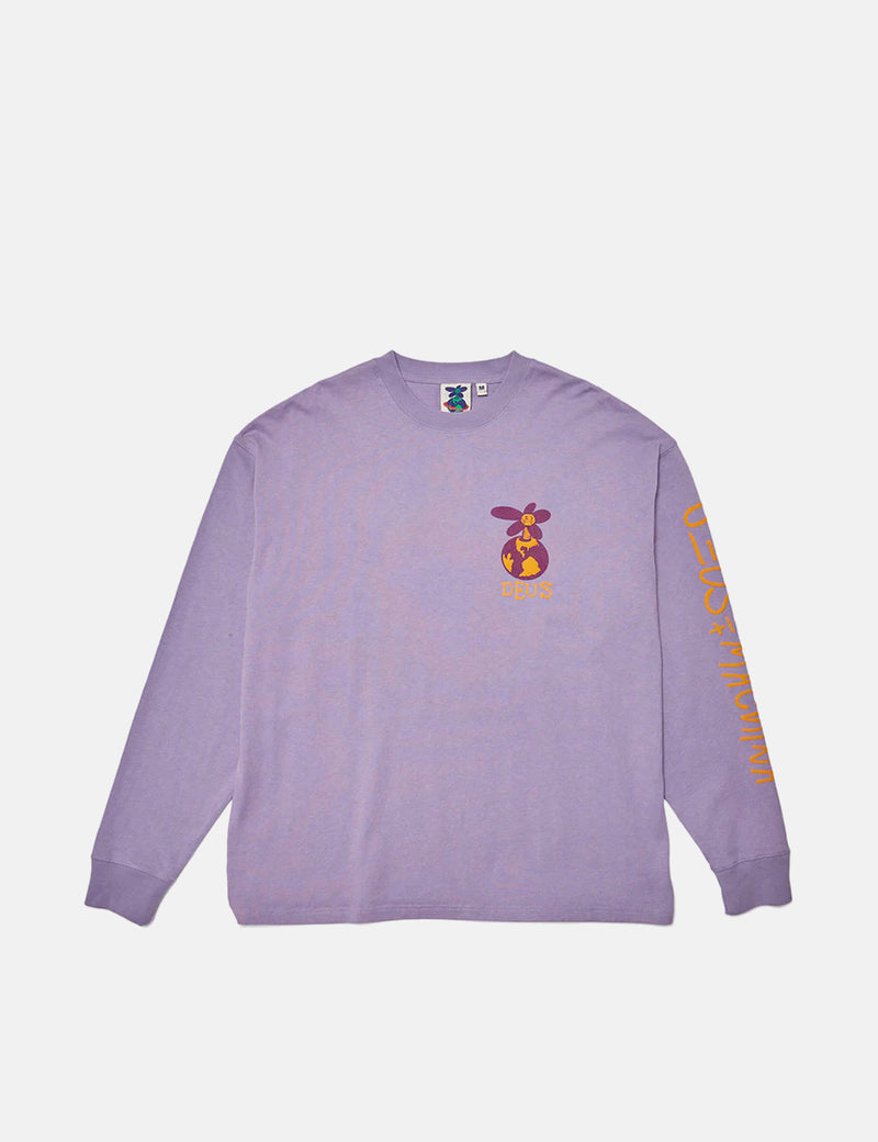 Deus Ex Machina Thump Long Sleeve T-Shirt - Purple Haze