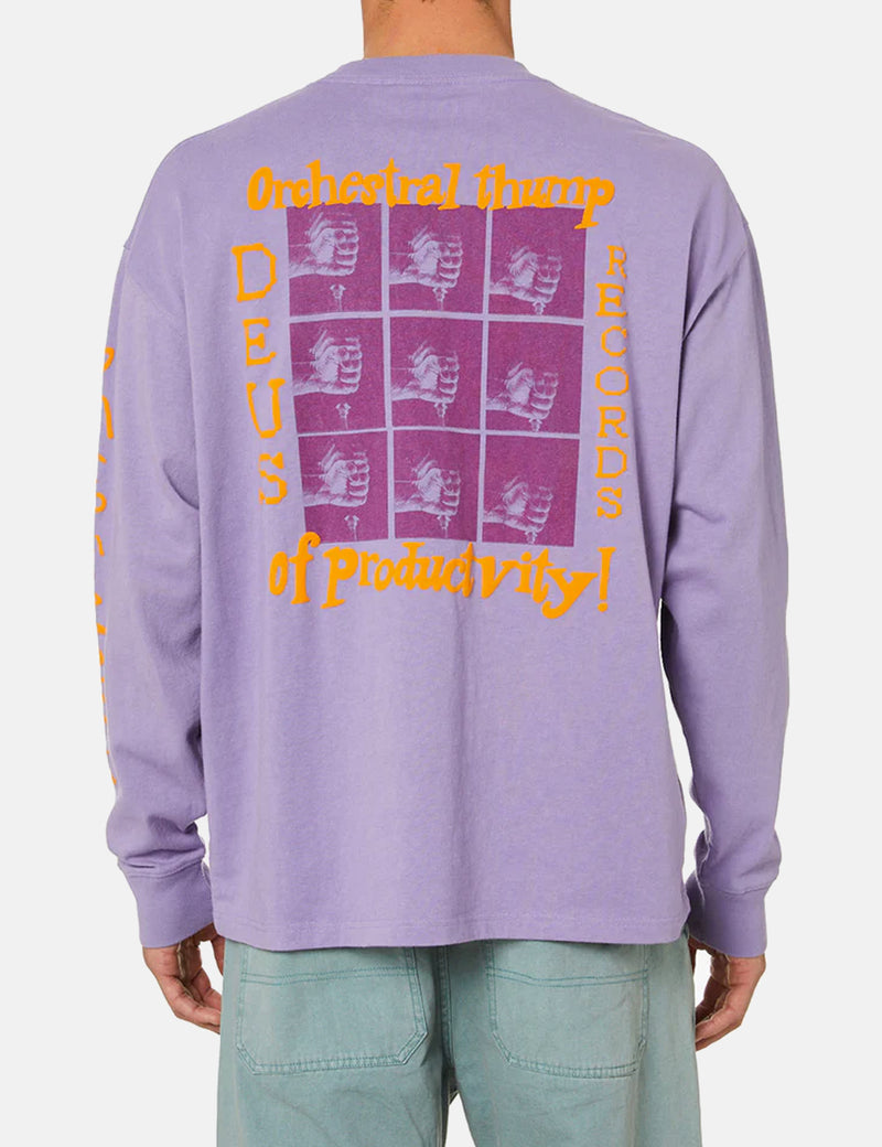 Deus Ex Machina Thump Long Sleeve T-Shirt - Purple Haze