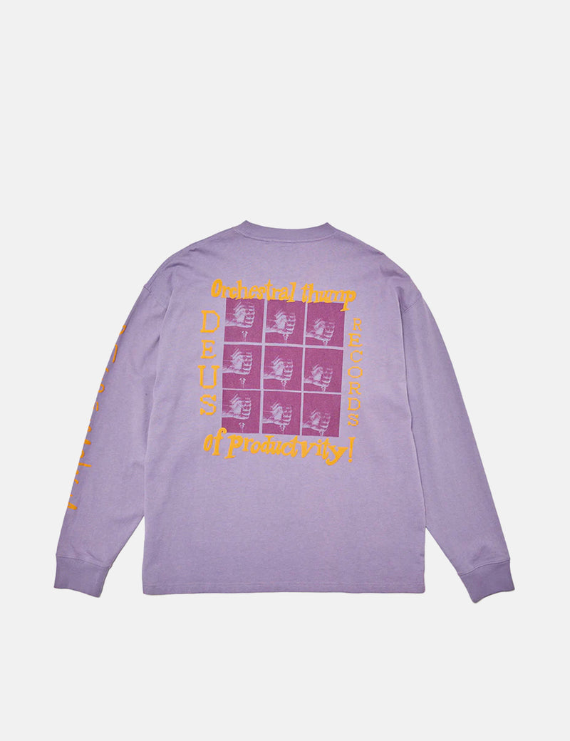 Deus Ex Machina Thump Long Sleeve T-Shirt - Purple Haze