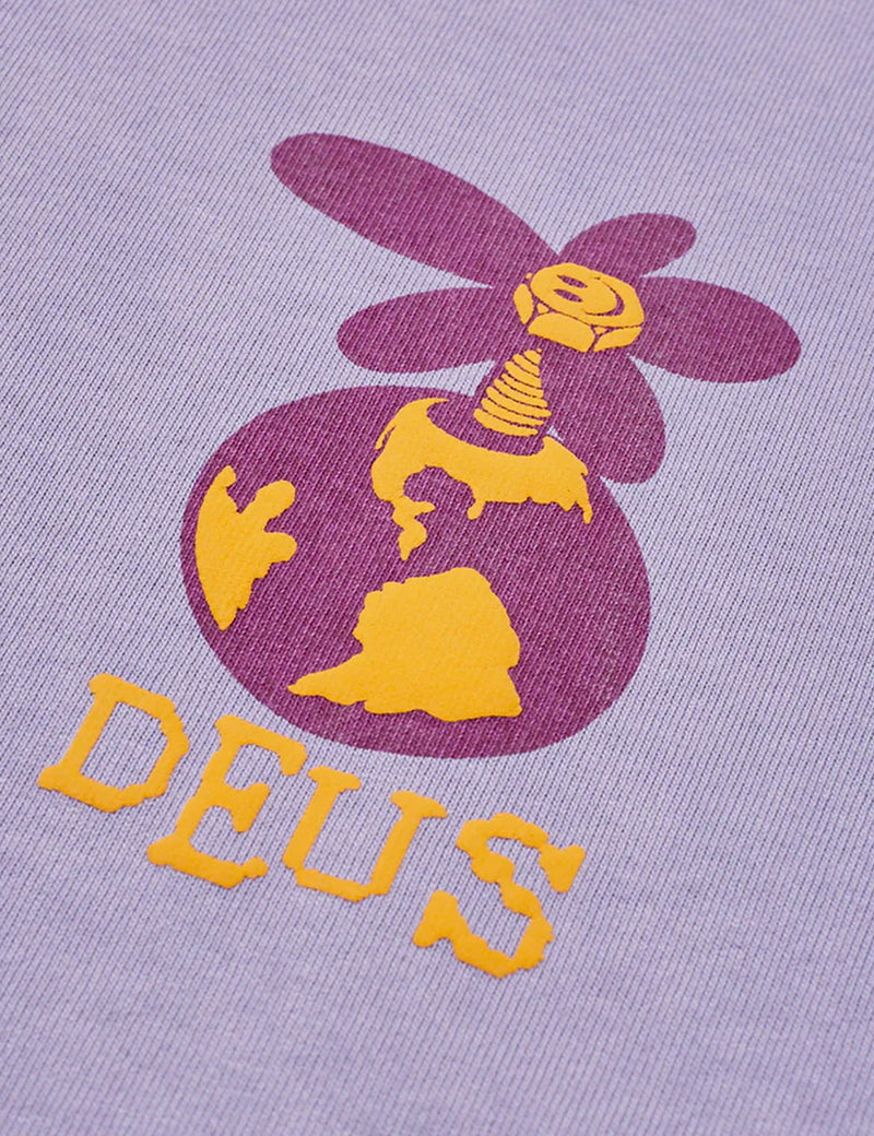 T-Shirt à Manche Longue Deus Ex Machina Thump - Purple Haze