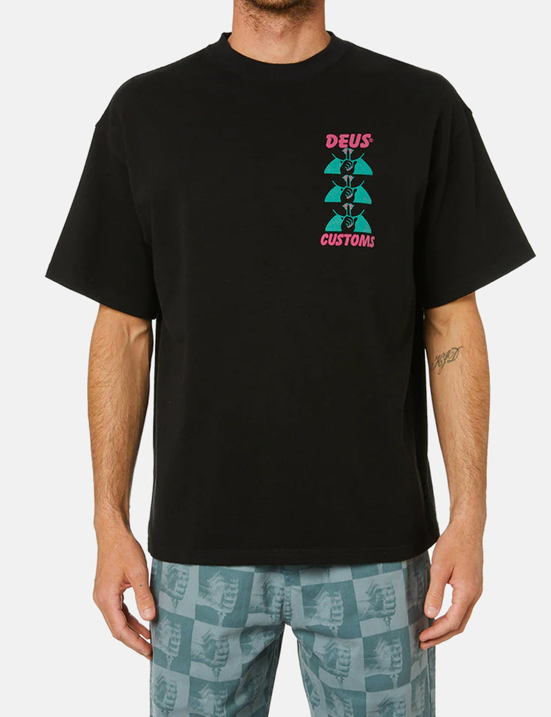 Deus Ex Machina Posy 티셔츠 - 팬텀 블랙