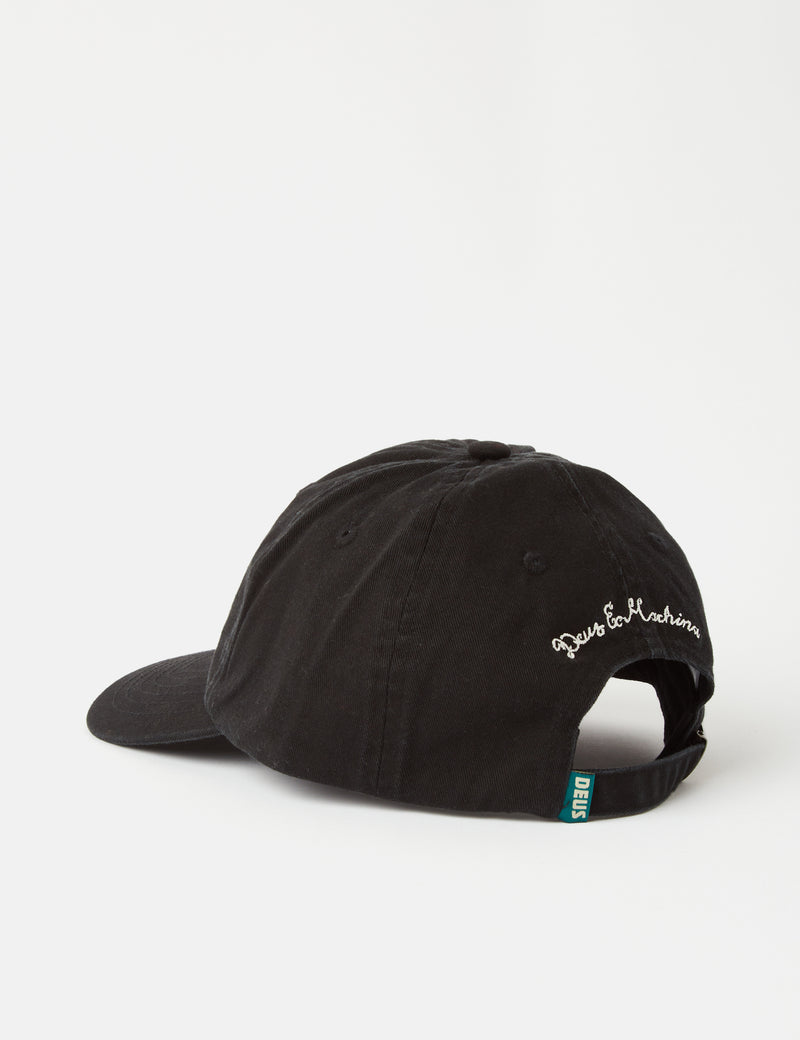 Deus Ex Machina Compact Dad Cap - Phantomschwarz