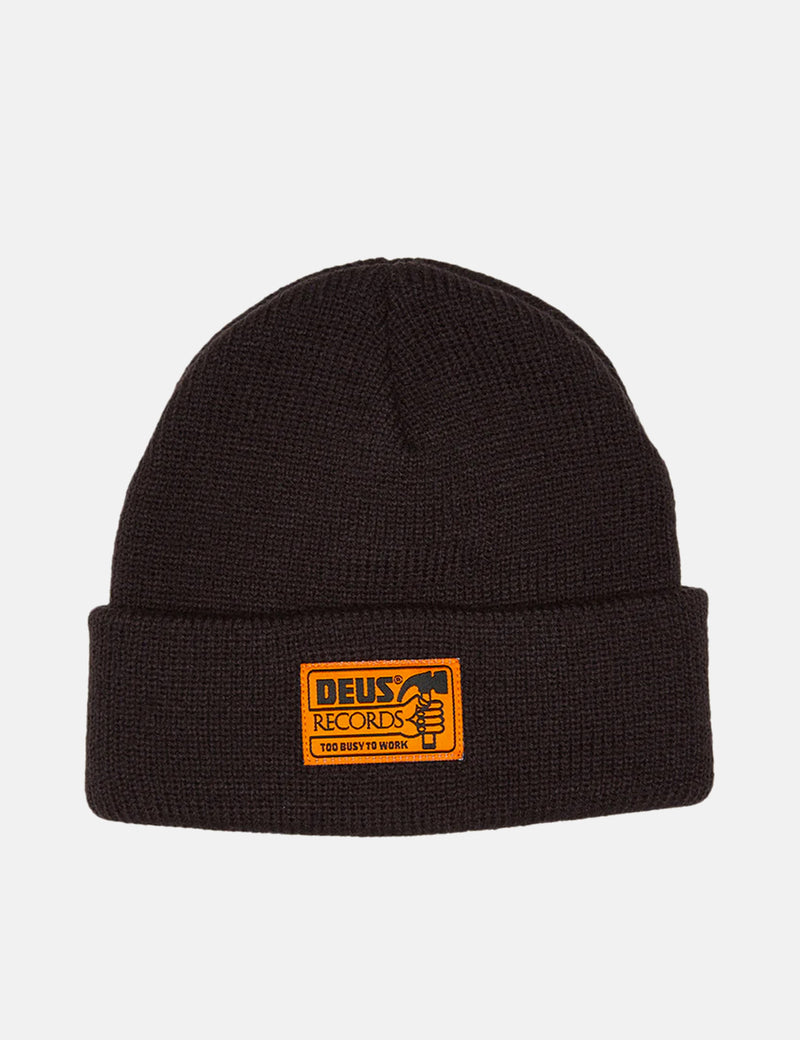 Deus Ex Machina Lennon Beanie Hat - Phantom Black