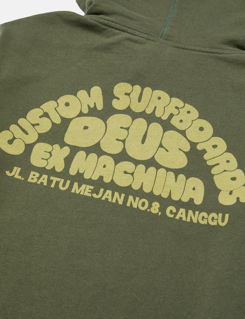 Deus Ex Machina Canggu Surf-Sweatshirt - Kleegrün