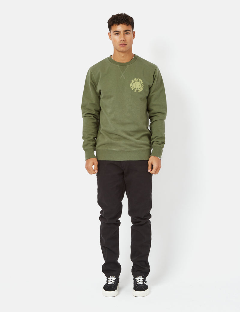 Deus Ex Machina Canggu Surf Sweatshirt - Clover Green