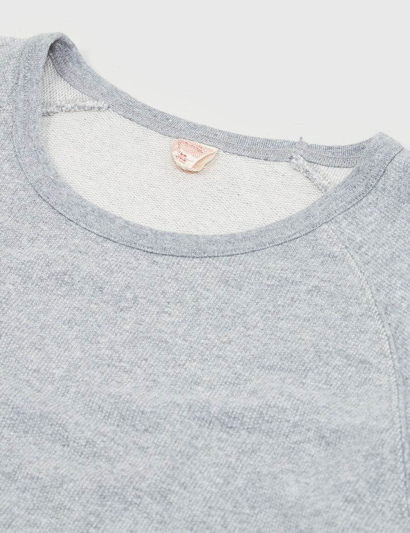 Deus Ex Machina Sydney Short Sleeve Sweatshirt - Grey Marl