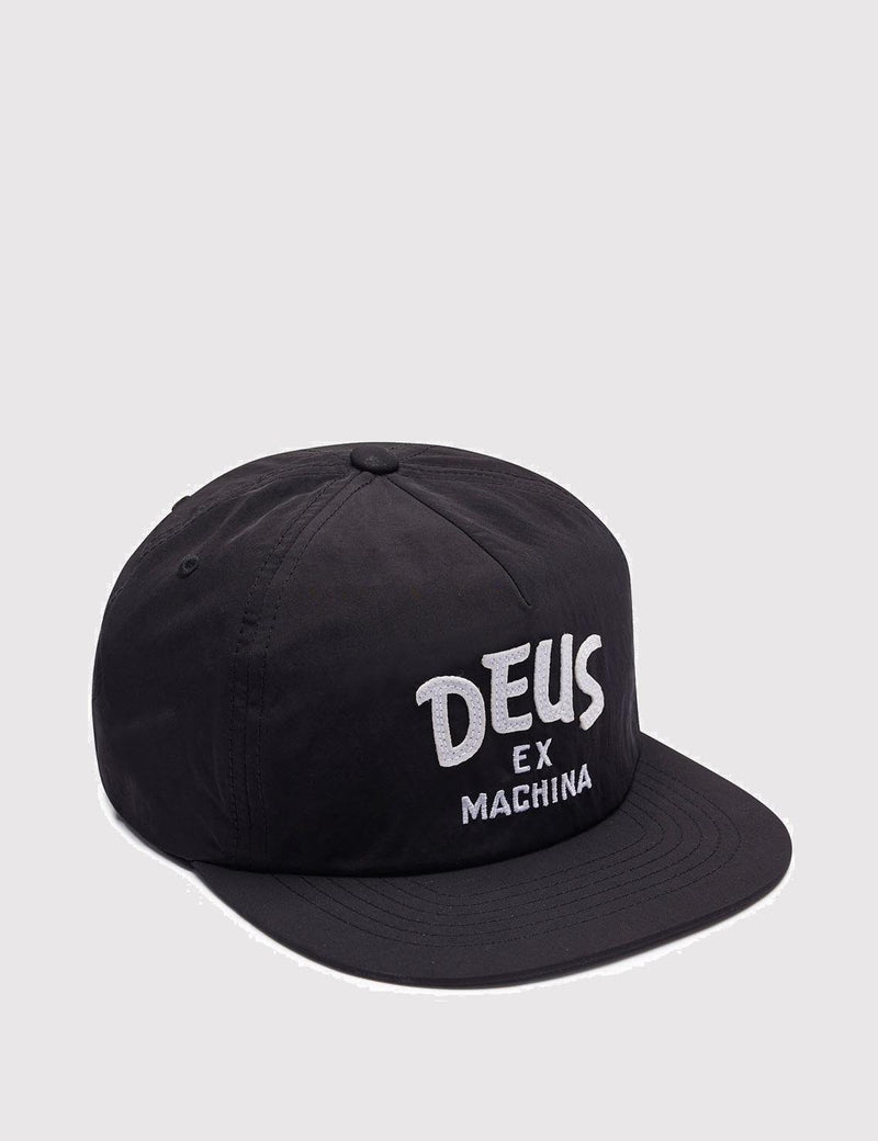Deus Ex Machina Wayne Snapback Cap - Black