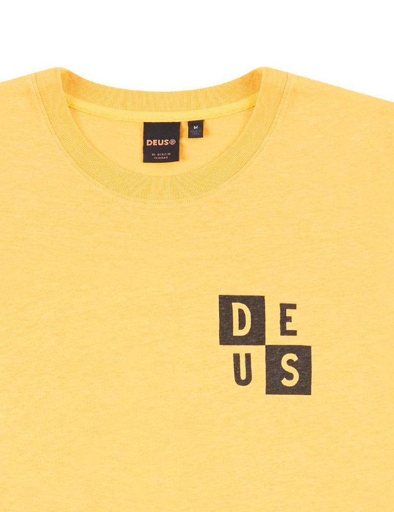 Deus Ex Machina De Niro 티셔츠 -Mineral Yellow
