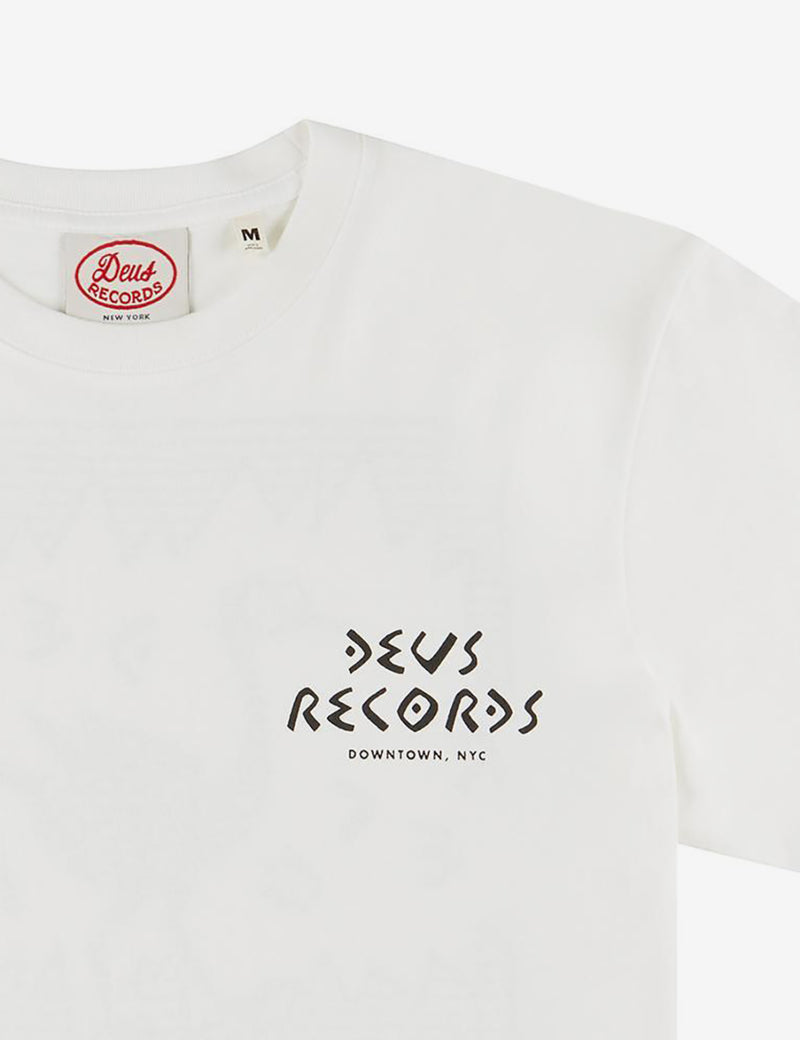 Deus Ex Machina Larry Bird T-Shirt - Vintage White
