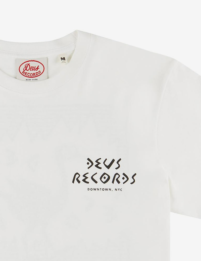 Deus Ex Machina Larry Bird T-Shirt - Vintage Weiß