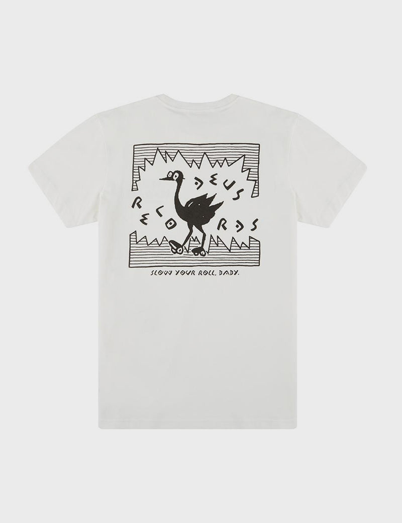 Deus Ex Machina Larry Bird T-Shirt - Vintage White