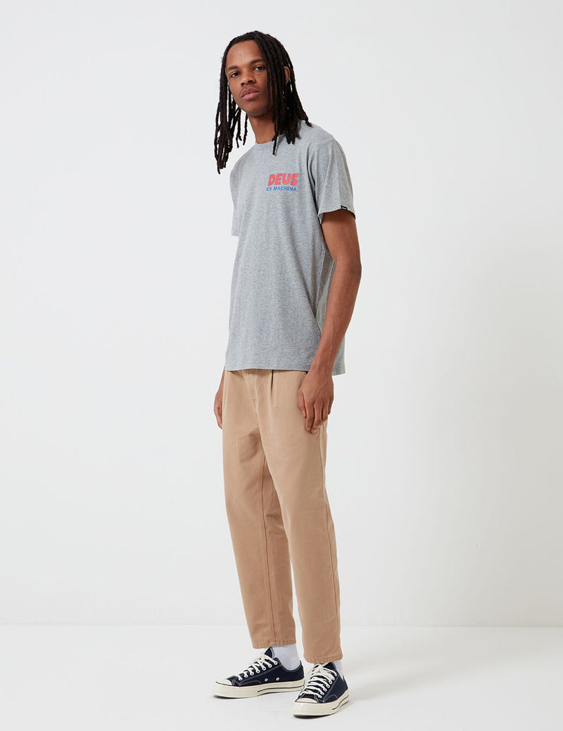 Deus Ex Machina Simpli-City T-Shirt - Grey Marle
