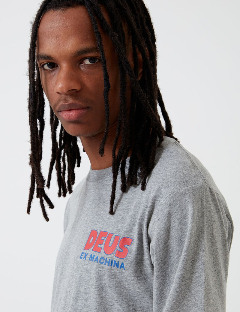 Deus Ex Machina Simpli-City T-Shirt - Grey Marle