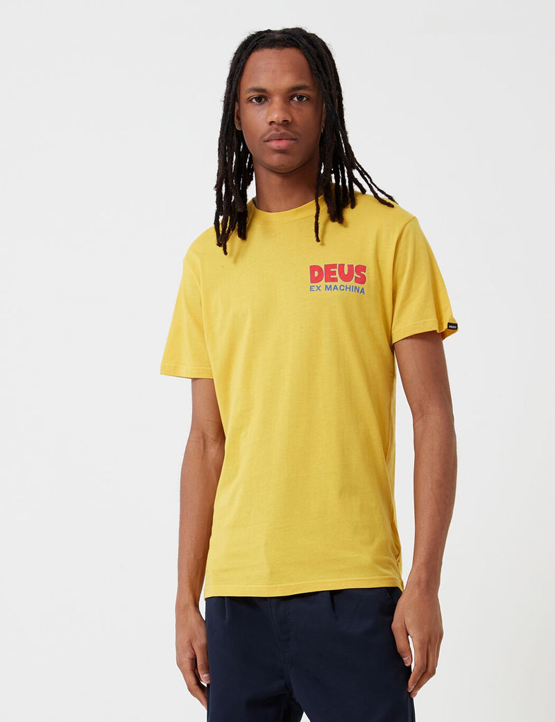 Deus Ex Machina Simpli-City T-Shirt - Super Lemon
