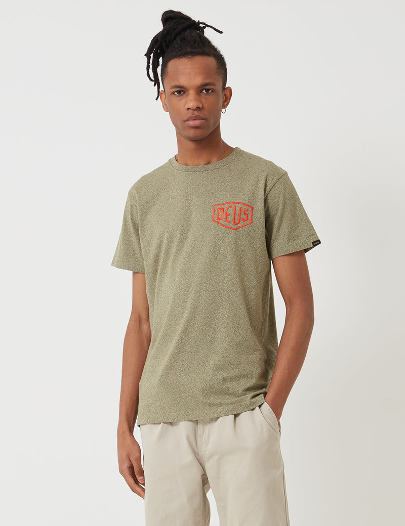 Deus Ex Machina Premium Canggu T-Shirt - Bark Marle