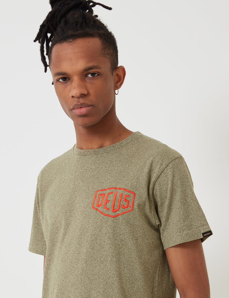 Deus Ex Machina Premium Canggu T-Shirt - Bark Marle