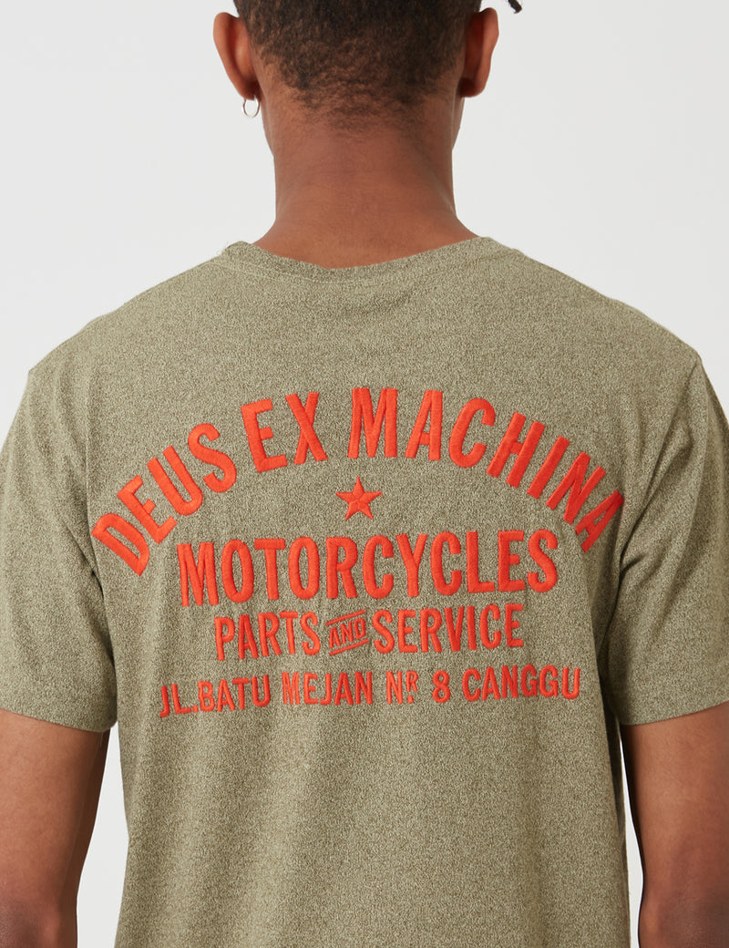 Deus Ex Machina Premium Canggu T-Shirt - Bark Marle