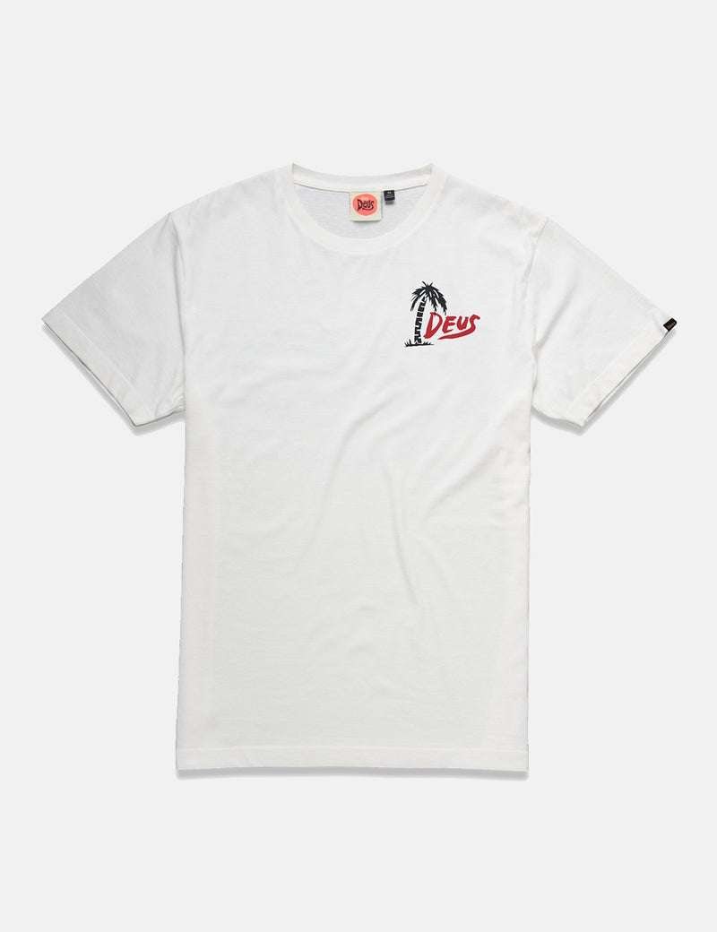 Deus Ex Machina PaulMcNeilベニスTシャツ-ヴィンテージホワイト