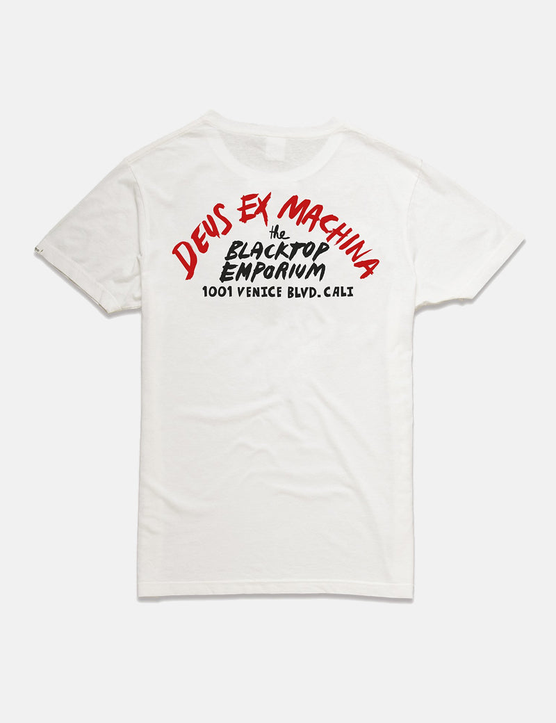 Deus Ex Machina PaulMcNeilベニスTシャツ-ヴィンテージホワイト