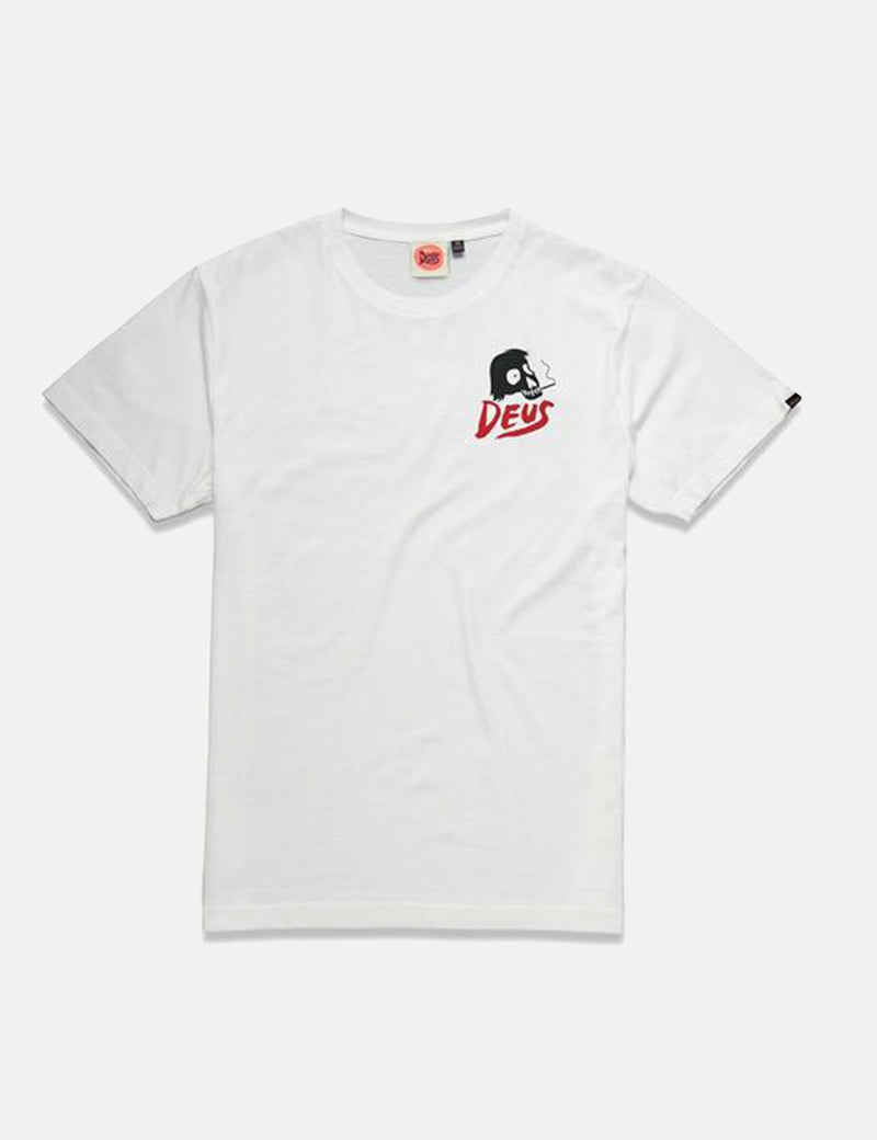 Deus Ex Machina Paul McNeil Milano T-Shirt - Vintage White