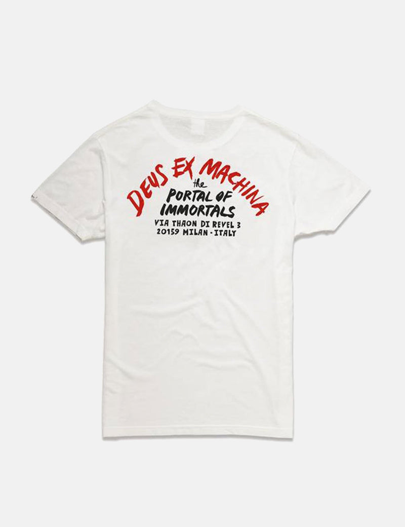 Deus Ex Machina Paul McNeil Milano T-Shirt - Vintage White