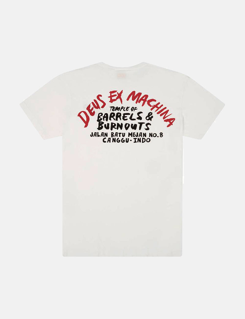 Deus Ex Machina Paul McNeil Canggu T-Shirt - Vintage Weiß