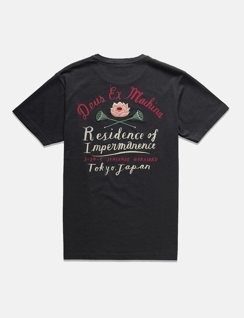 Deus Ex Machina Bjorn Tokyo T-shirt - Washed Black