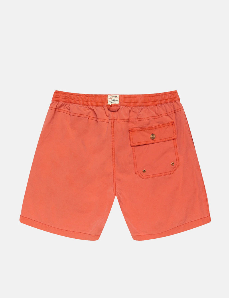 Deus Ex Machina Sandbar Garment Dye Shorts - Guava Pink