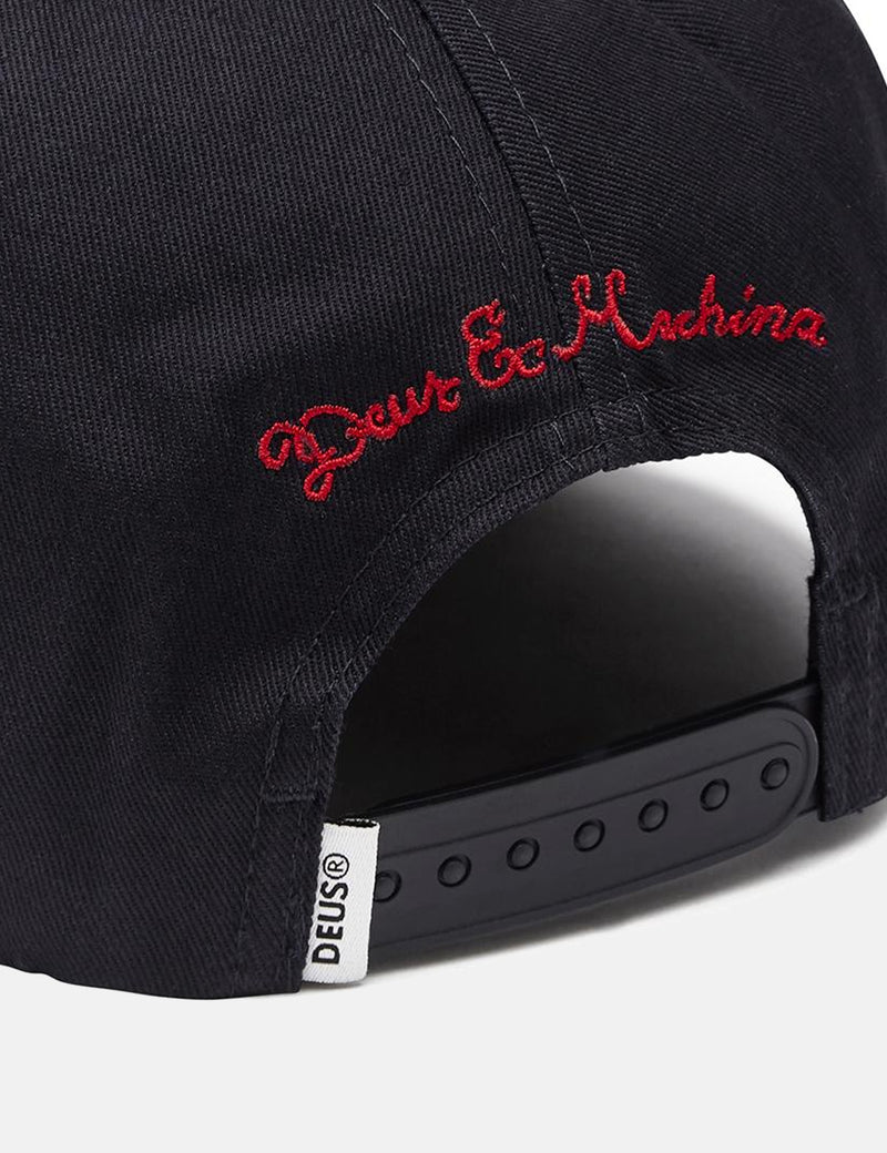 Deus Ex Machina Benzin Trucker Cap - Navy Blue