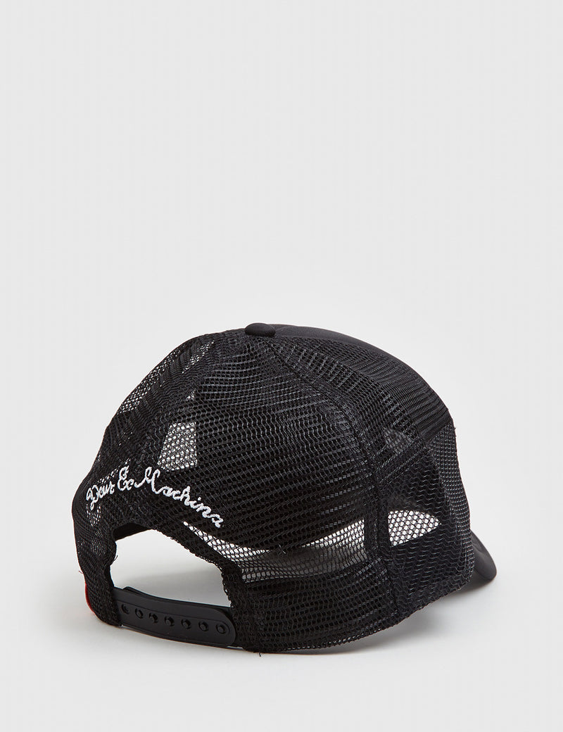 Deus Ex Machina Baylands Trucker Cap - Black/White