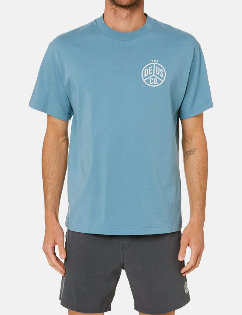 Deus Ex Machina 주사위 티셔츠 - 스모크 블루