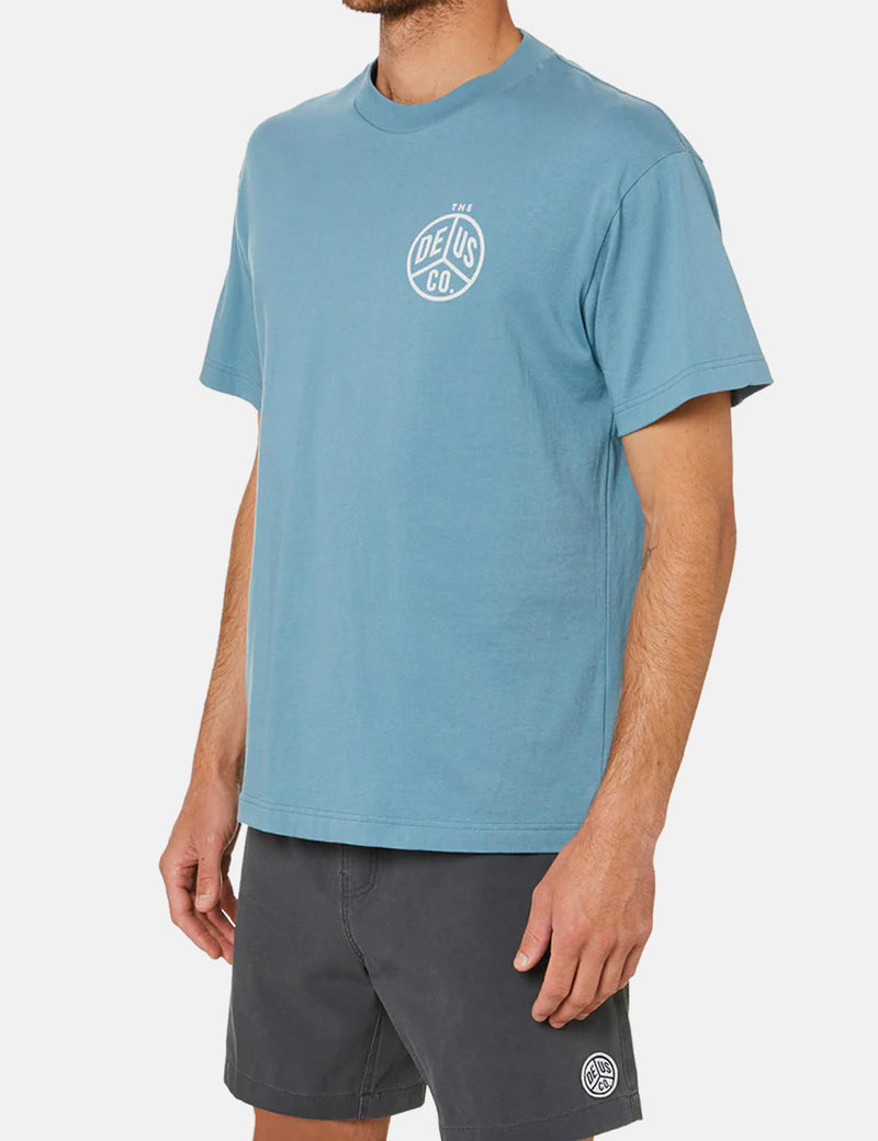 Deus Ex Machina Dice T-Shirt - Smoke Blue