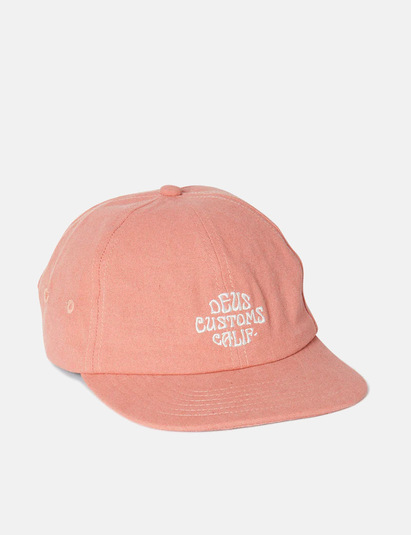 Casquette Deus Ex Machina Garden - Rose Corail