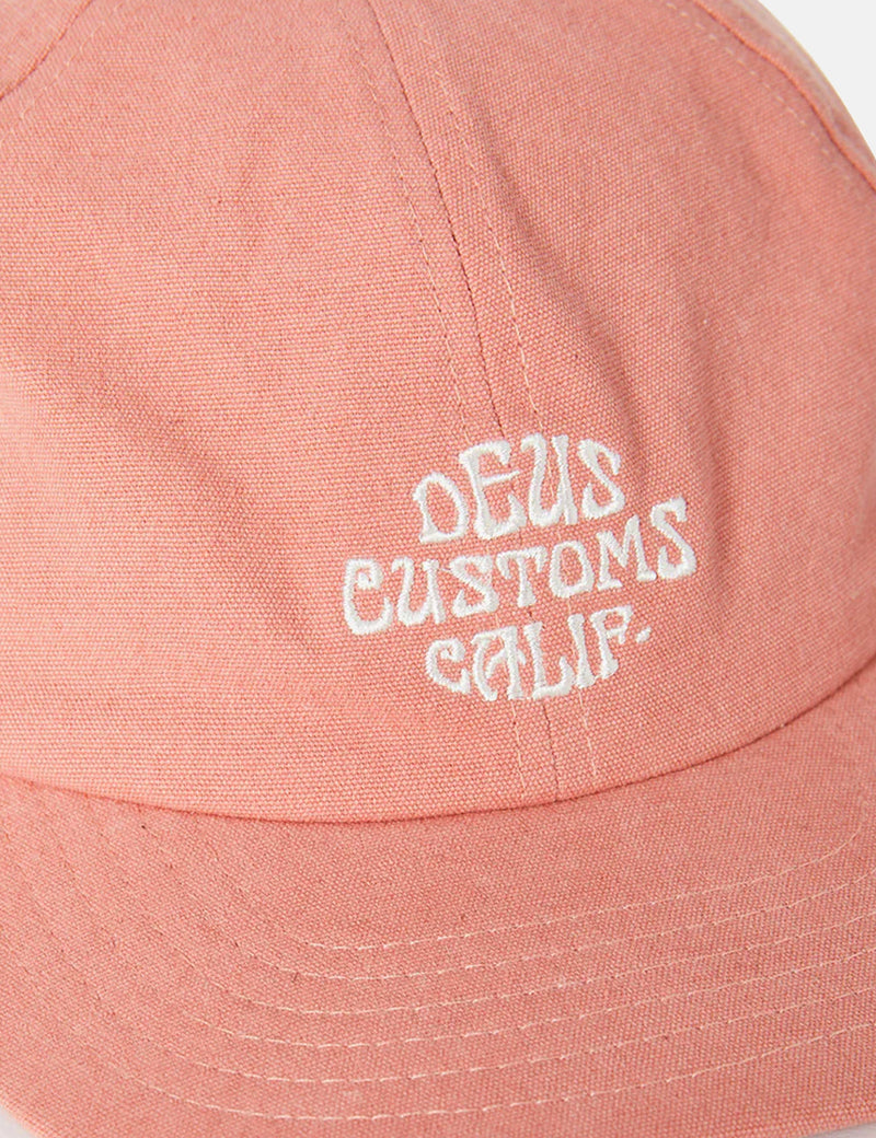 Casquette Deus Ex Machina Garden - Rose Corail