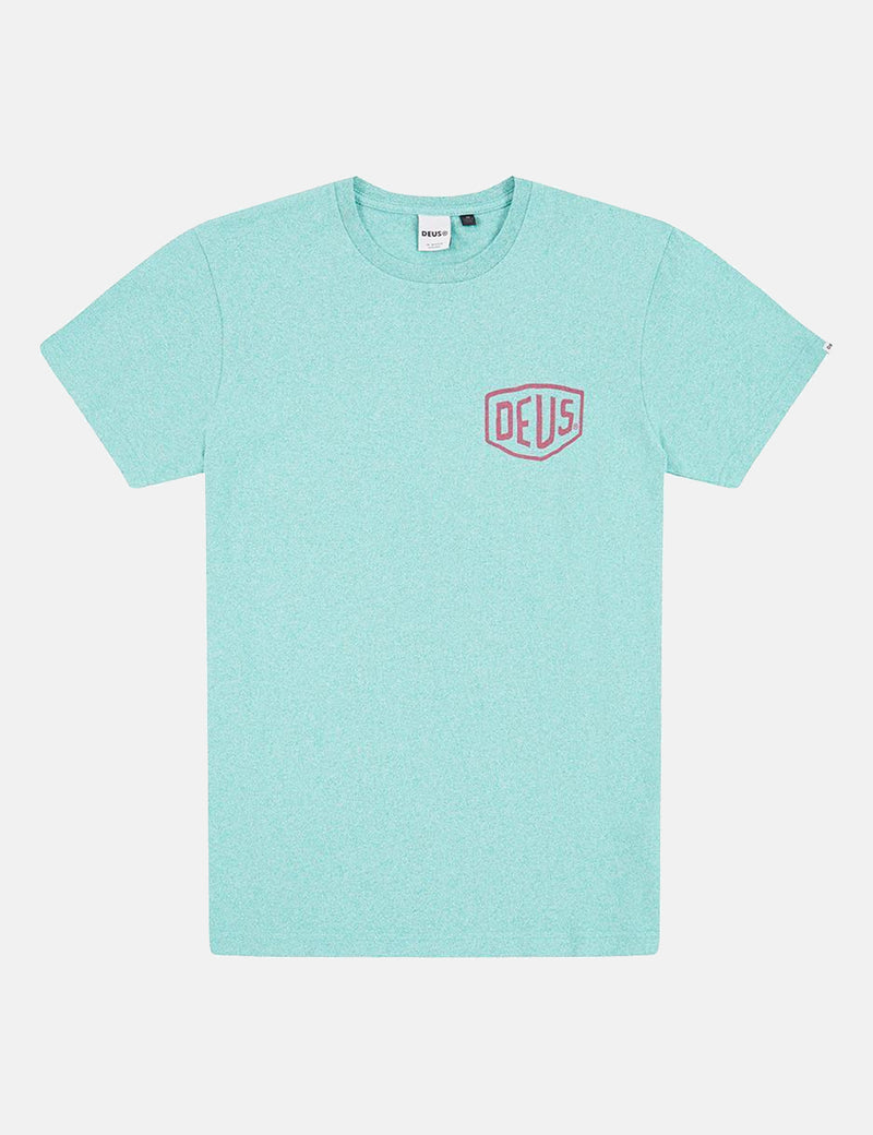 Deus Ex Machina Address Venice LA T-shirt - Lagoon