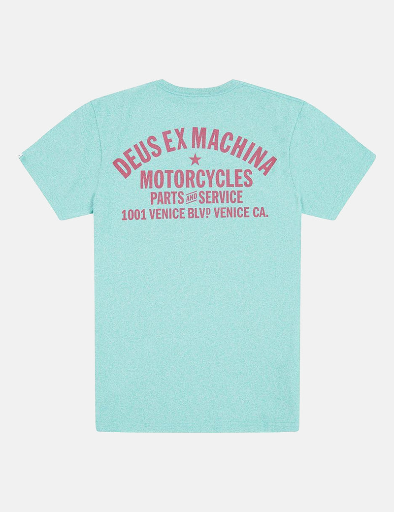 T-shirt Deus Ex Machina Address Venice LA - Lagoon