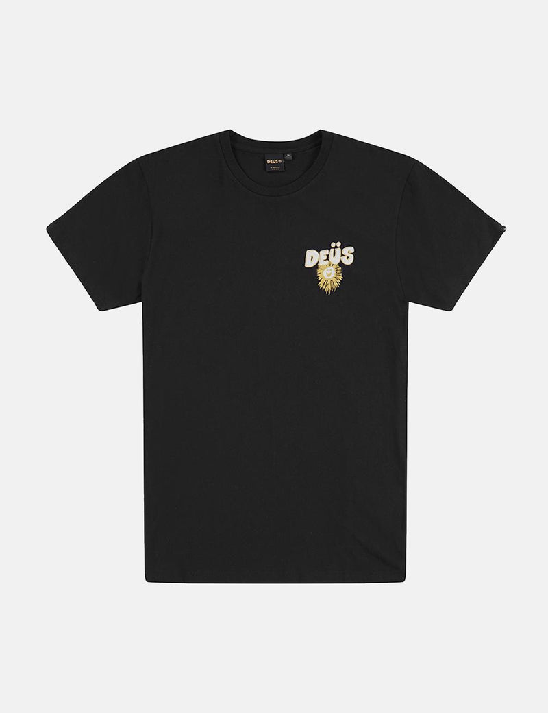 Deus Ex Machina Feine Zeit-T-Shirt - Schwarz