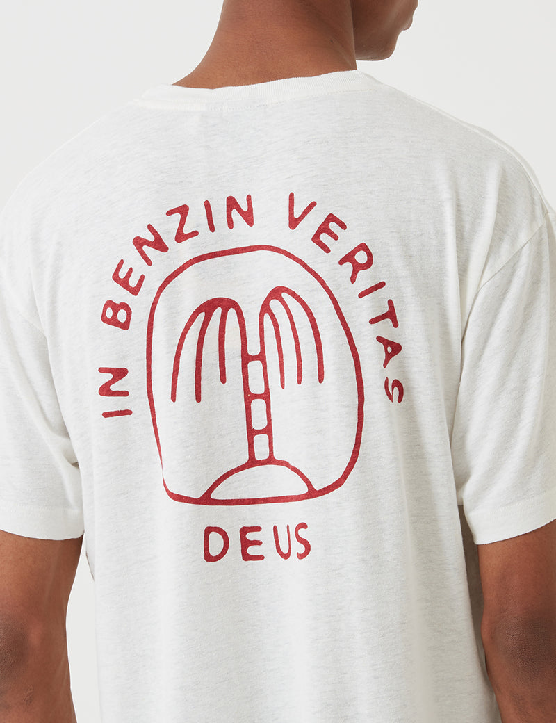 Deus Ex Machina Mirage 티셔츠-빈티지 화이트